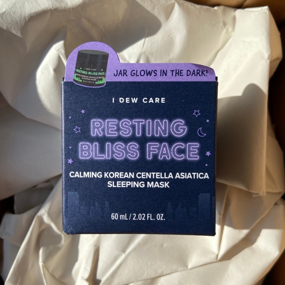 New I Dew Care Resting Bliss Face Calming Korean Centella Asiatica Sleeping Mask
